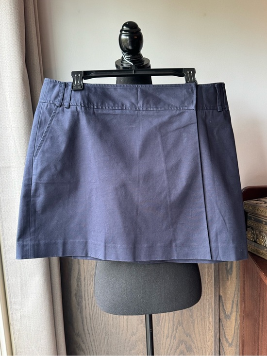 Tommy Hilfiger Dresses & Skirts - Tommy Hilfiger Classic Navy A-Line Mini wrap Skirt Sz 14